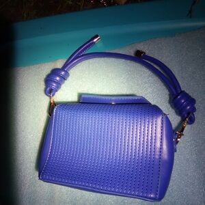 Blue mini shoulder bag